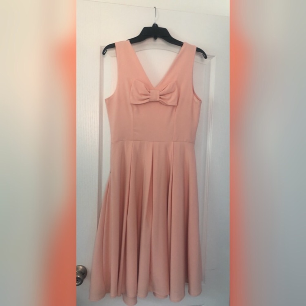 Pale Pink dress w/ bow back